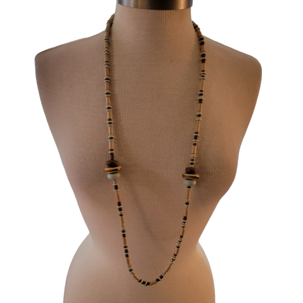 Vintage Avon Beaded Necklace Plastic